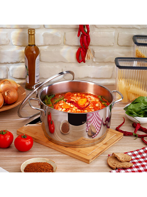 SCHAFER Held Çelik Derin Tencere 26 Cm-2 Parça-Inox