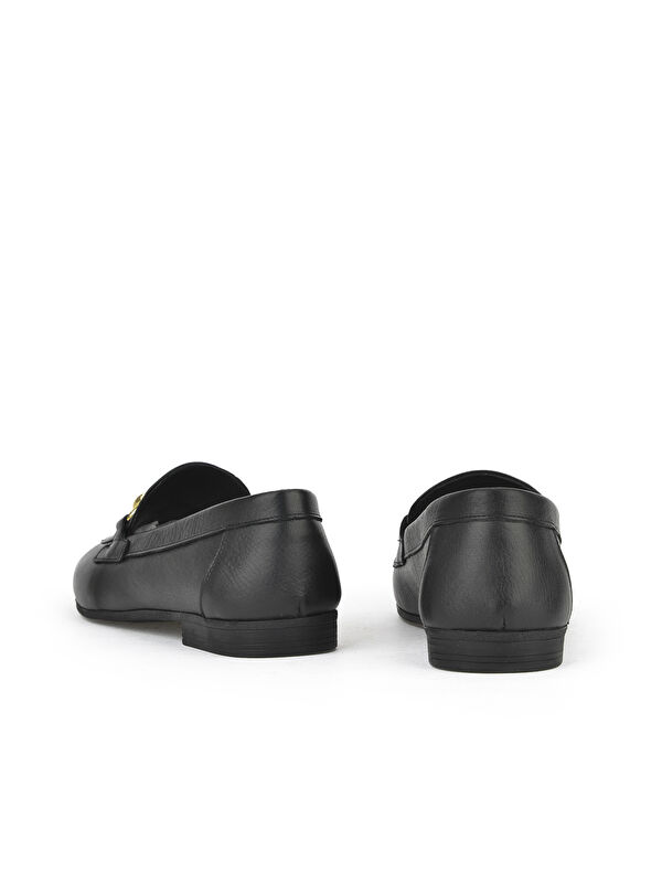 Hakiki Deri Kadın Ayakkabı 1511044Z201 Siyah - Görsel 6