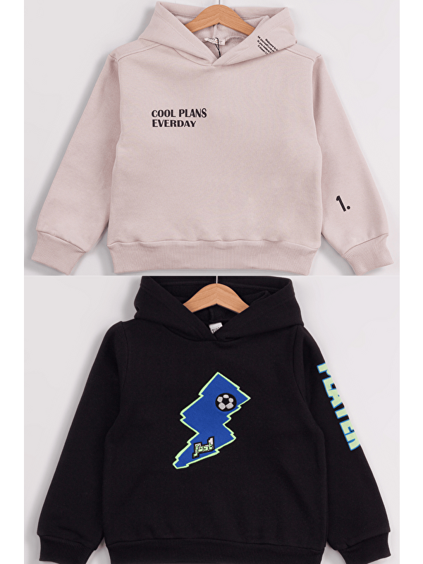Mr Tuffy Erkek Çocuk 2'li Paket Basic Sweatshirt