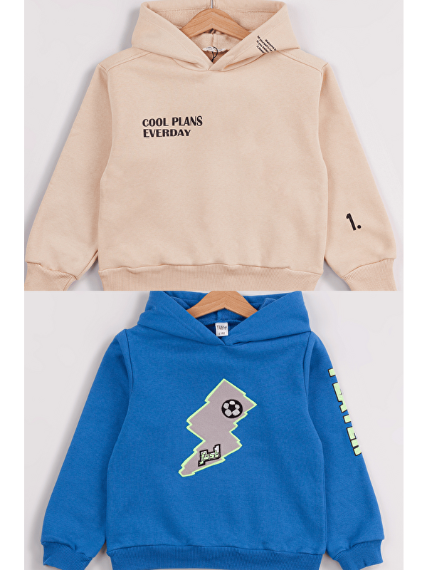 Mr Tuffy Erkek Çocuk 2'li Paket Basic Sweatshirt