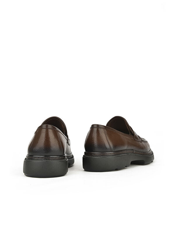 Erkek Hakiki Deri Ayakkabı 143745ZAB0706 Kahve - Görsel 3