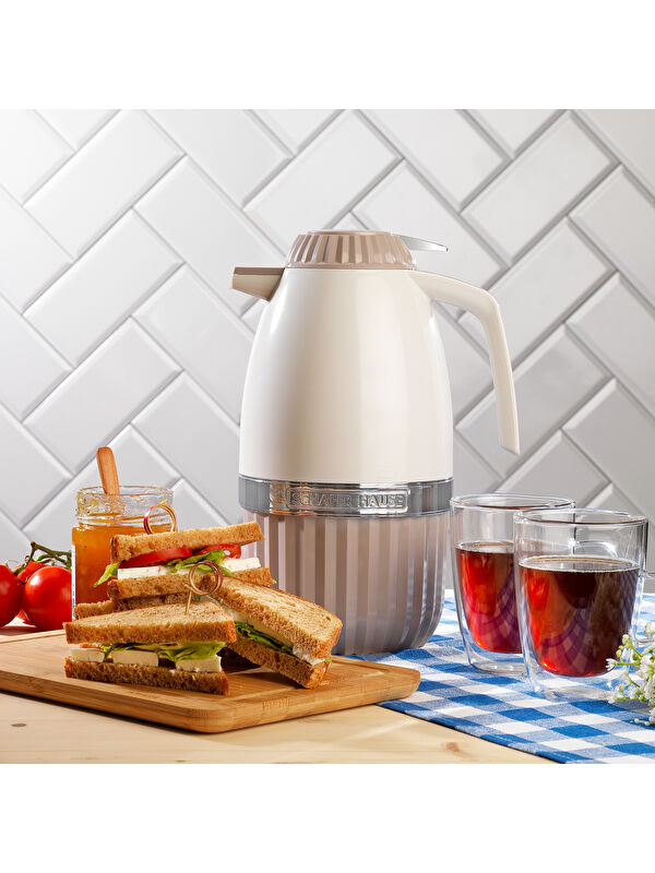 SCHAFER Hause 2 Litre Cam Termos-Bej