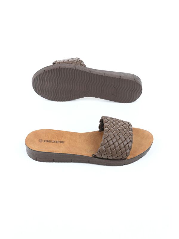 Yazlık Suni Deri Kadın Terlik - Görsel 6