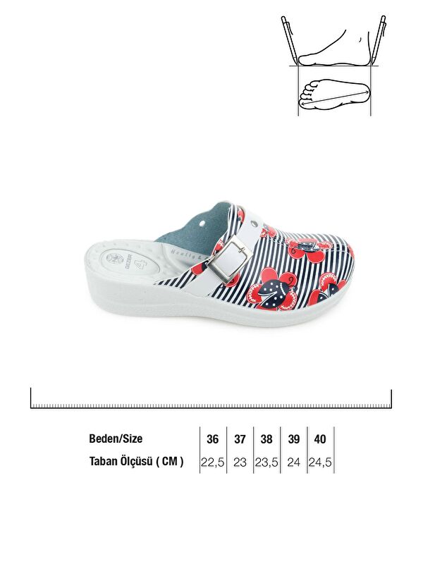 Dört Mevsim Kadın Comfort Taban Sabo Terlik - Görsel 3