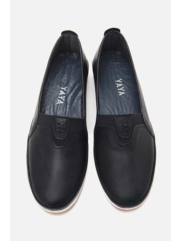 Kadın Siyah Comfort Düz Ayakkabı - Görsel 11