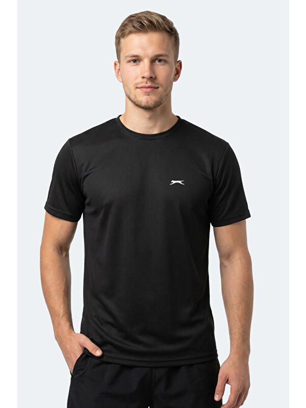 SLAZENGER HERRERA Erkek  Siyah Tişört
