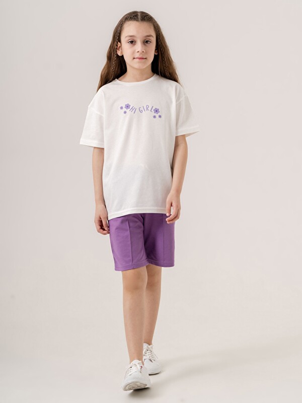 Mışıl Kids Hi Girl Baskılı Kız Çocuk Alt Üst Takımı