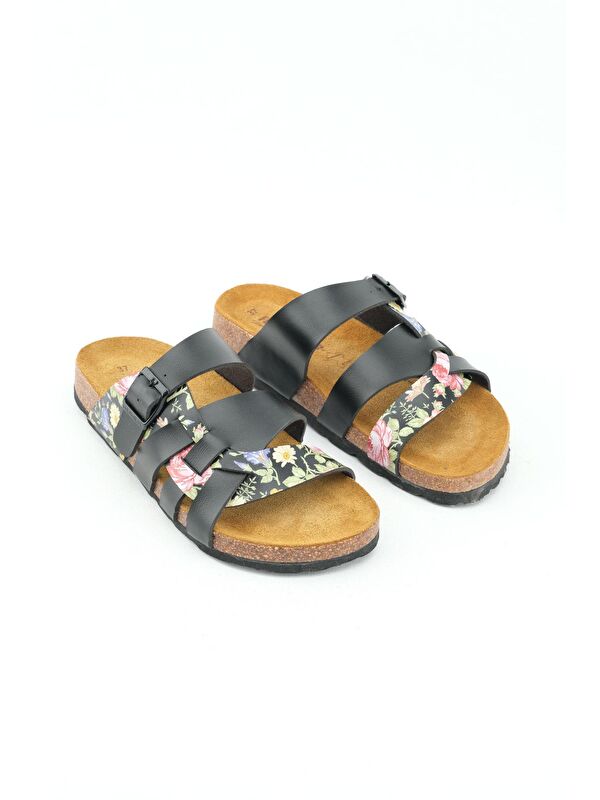 Feichtinger Der Bio Yazlık Kadın İç Taban Hakiki Deri Mantar Taban Günlük Terlik - Görsel 4