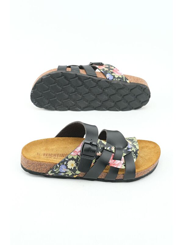 Feichtinger Der Bio Yazlık Kadın İç Taban Hakiki Deri Mantar Taban Günlük Terlik - Görsel 6