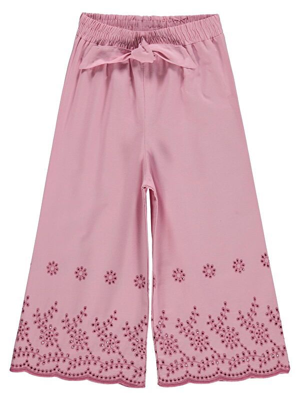 Civil Girls Beli Kemerli 2-5 Yaş Pantolon - Pembe