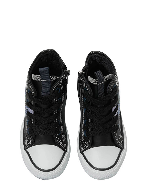 SOLOP.P4PR Siyah Erkek Çocuk Sneaker - Görsel 5