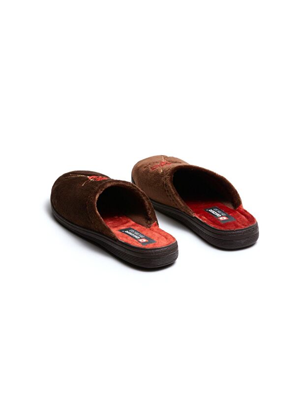 Gezer Bordo Gezer Kışlık Kadın Terlik