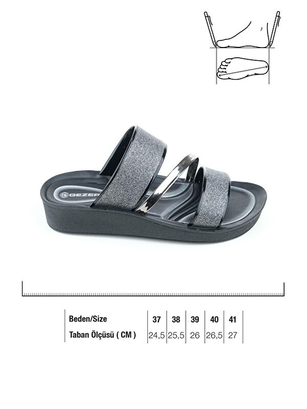 Yazlık Toz Parıltılı Kadın Terlik - Görsel 3