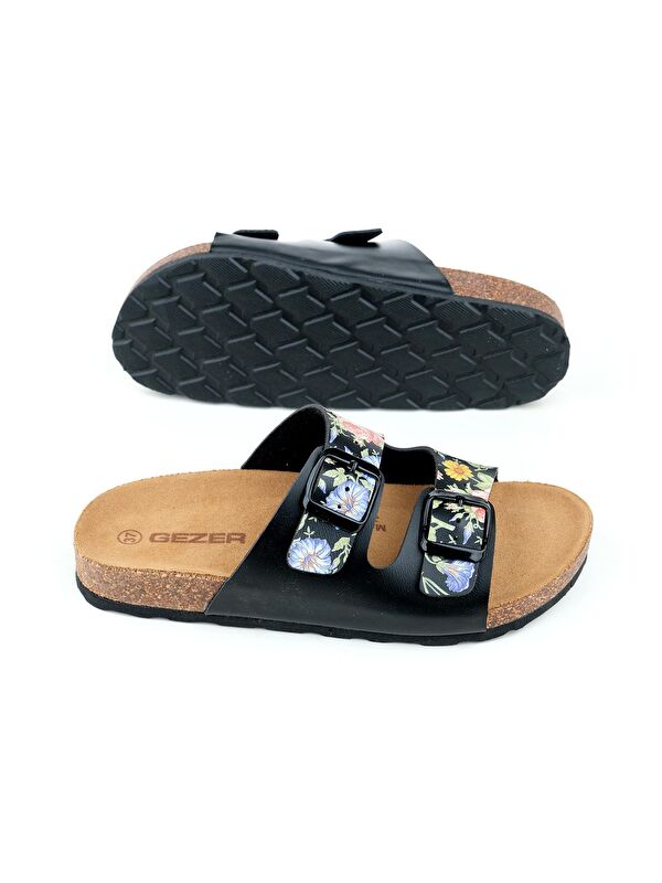 Kadın Yazlık İki Toka Ayarlanabilir Fashion Terlik - Görsel 6