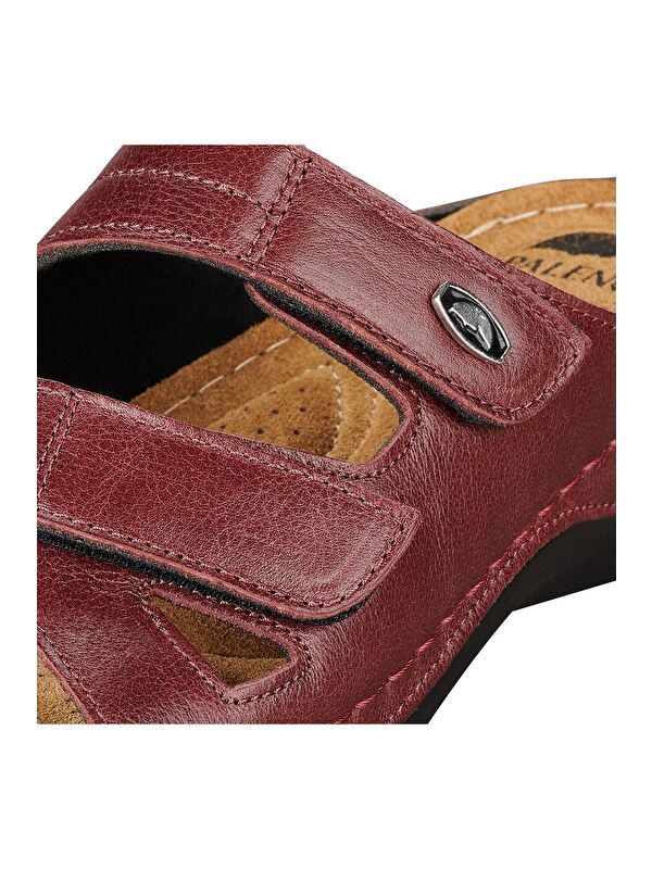 Kadın Ayarlanabilir Hakiki Deri Terlik - Görsel 4