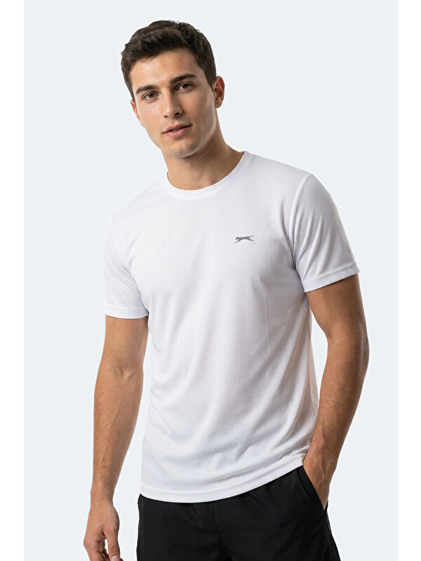 SLAZENGER HERRERA Erkek  Beyaz Tişört