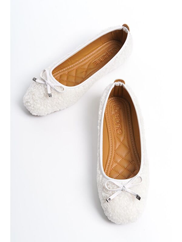 Capone Outfitters Ekru Capone Outfitters Hana Trend Kadın Babet