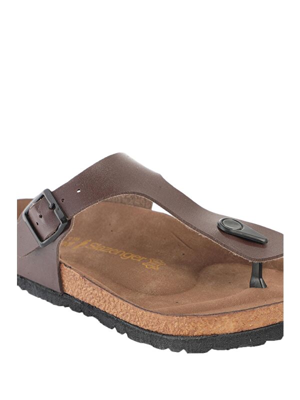 LUKE Kadın Terlik Kahve - Görsel 5