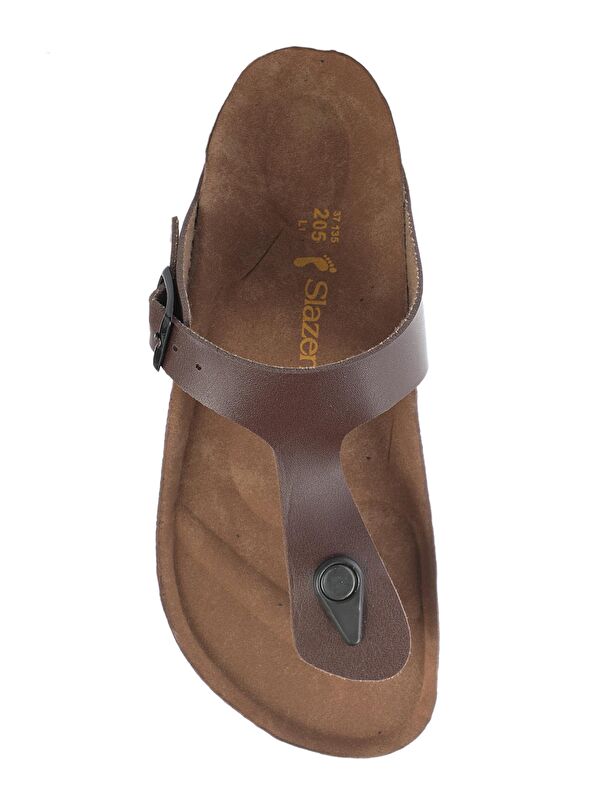 LUKE Kadın Terlik Kahve - Görsel 6