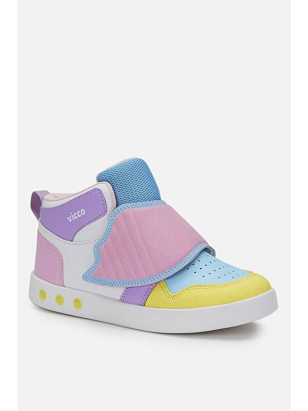 Ufo Işıklı Kız Çocuk Sarı Bot - Görsel 3