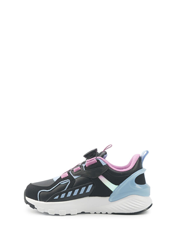 REVALS F 5PR Siyah Kız Çocuk Spor Ayakkabı - Görsel 4