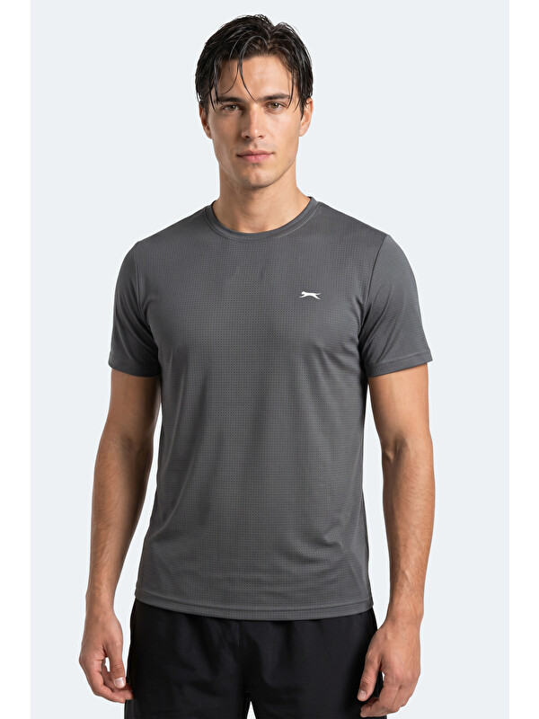 SLAZENGER HARDFLEX Erkek  Koyu Gri Tişört