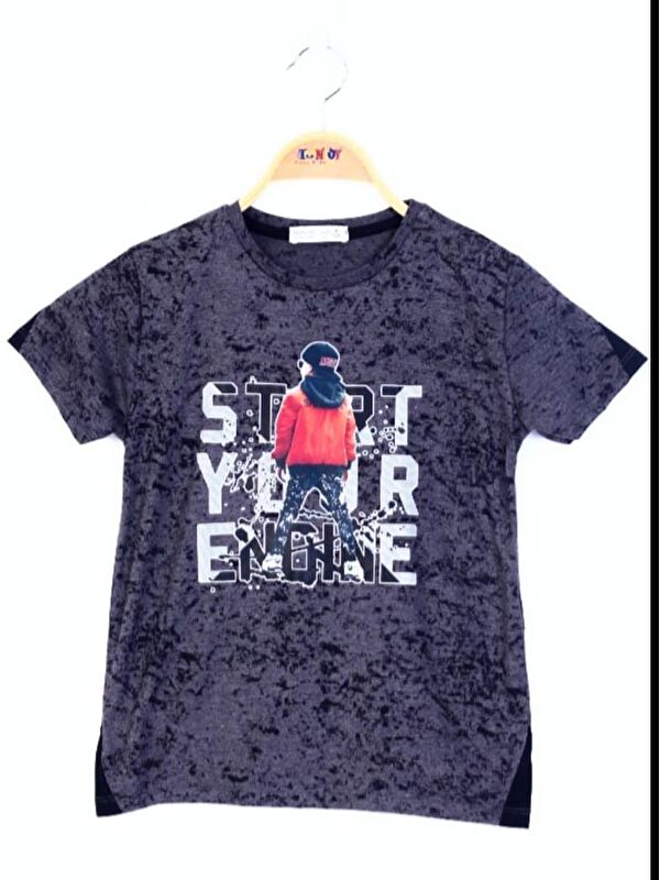 Toontoykids Erkek Çocuk Baskılı Tişört