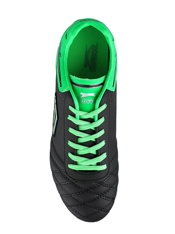 HUGO KR Erkek Halı Saha Siyah / Yeşil Futbol Ayakkabısı - Görsel 6