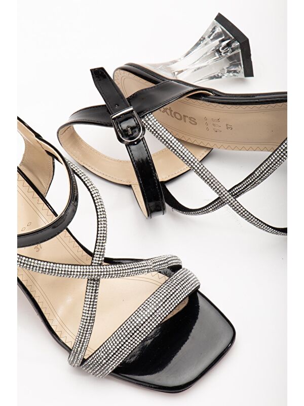 D500 Günlük Ortopedik Klasik Topuklu Kadın Ayakkabı - Görsel 6