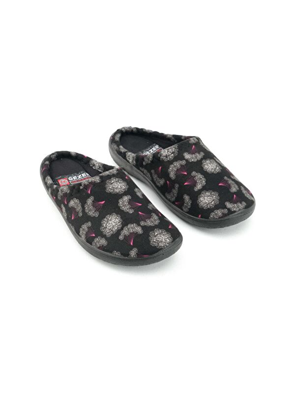 Gezer Siyah Gezer Kışlık Kadın Ev Terlik