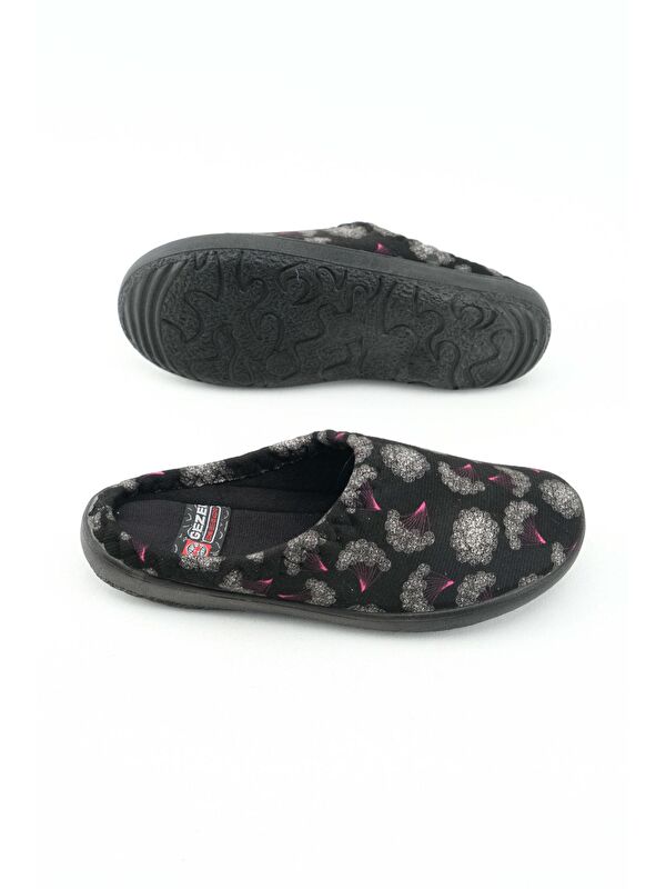 Gezer Siyah Gezer Kışlık Kadın Ev Terlik