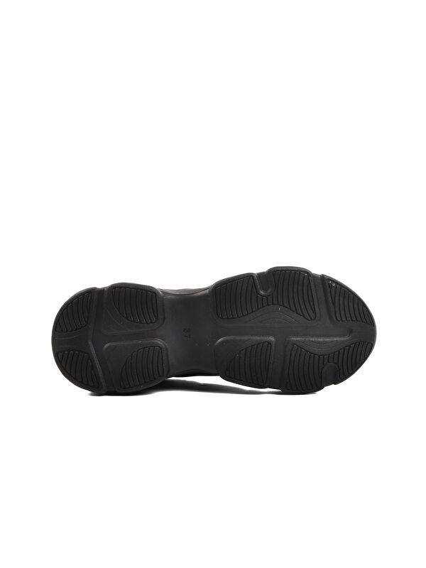 Siyah Fileli Kadın Spor Ayakkabı 164 G - Görsel 6