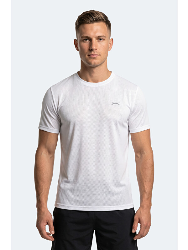 SLAZENGER HARDFLEX Erkek  Beyaz Tişört