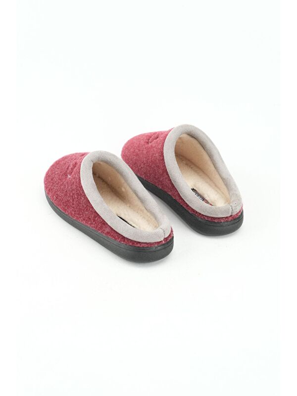 Gezer Bordo Gezer Kışlık Ev Kadın Bahçe Terlik