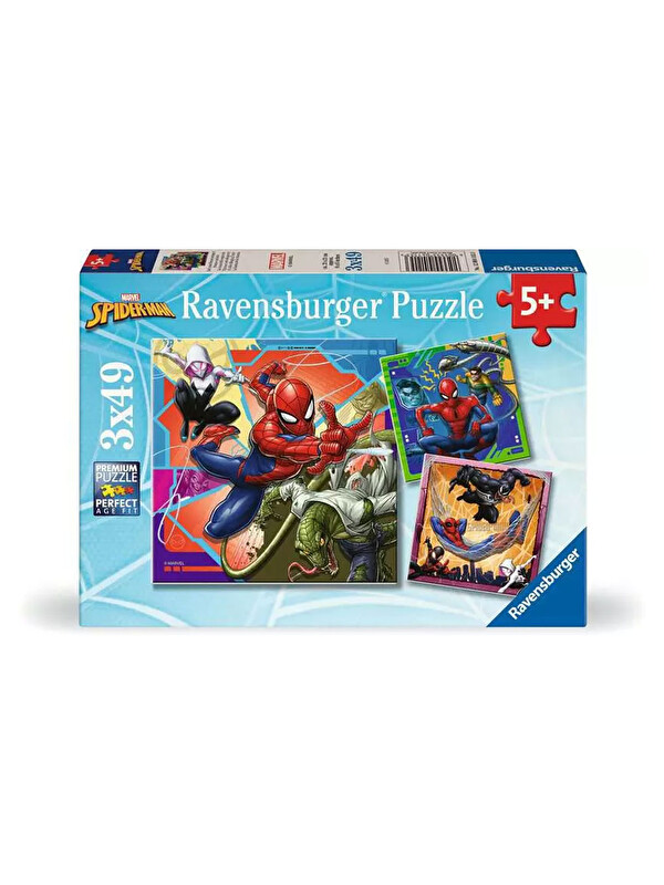 Ravensburger Çocuk Puzzle 3x49 Parça Marvel Spider Man RPK120041153