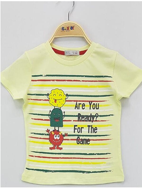 Toontoykids Erkek Çocuk Are You Ready Bsk Tişört