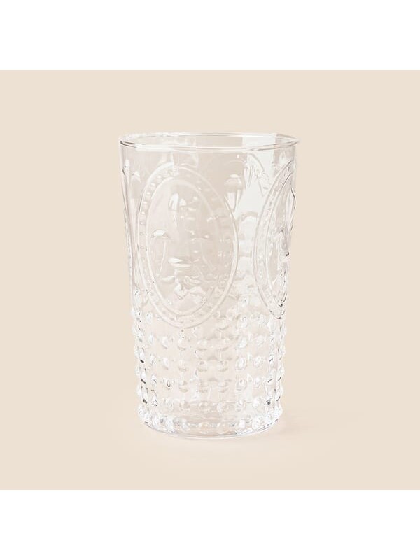 Alegre Glass Fleur De Lis Bardak - Şeffaf - 500 ml