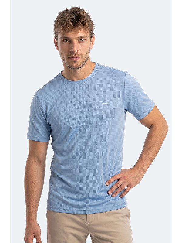 SLAZENGER HARDFLEX Erkek  Açık Mavi Tişört