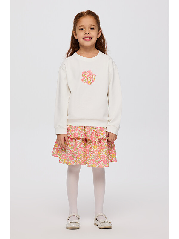 Panço Liberty Kumaş Kız Çocuk Sweatshirt