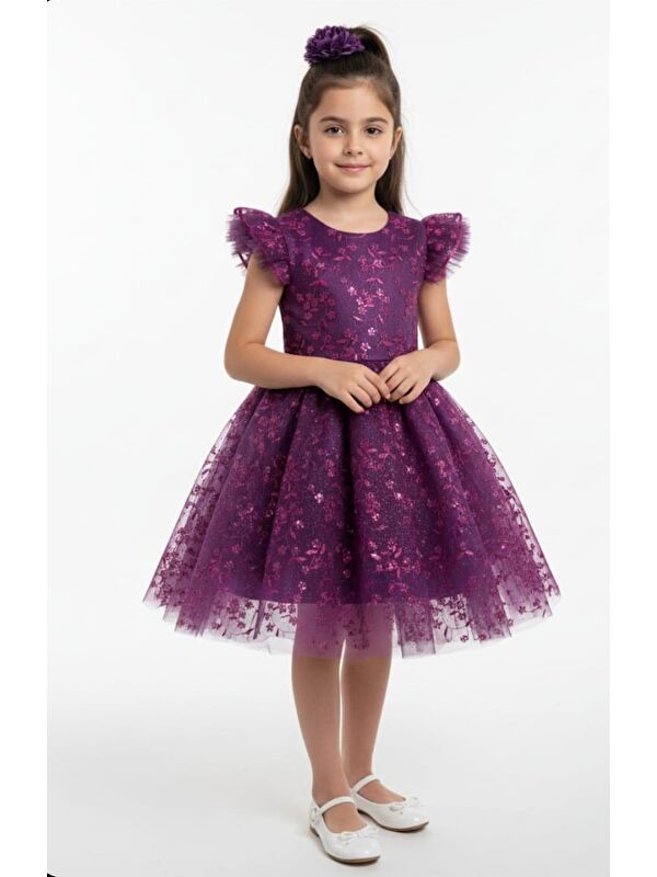 Mnk Baby & Kids Narince Kız Çocuk Abiye Elbise M00778