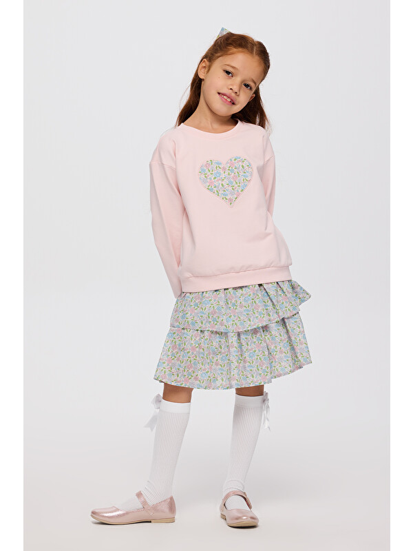 Panço Liberty Kumaş Kız Çocuk Sweatshirt