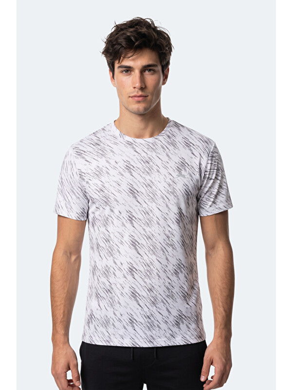 SLAZENGER HADY I Erkek  Beyaz Tişört