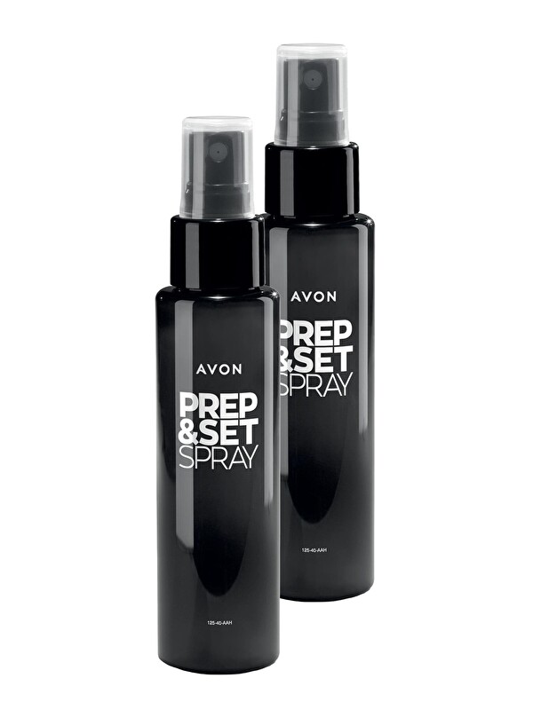 AVON Prep and Set Spray Makyaj Sabitleyici Sprey 125 Ml. İkili Set