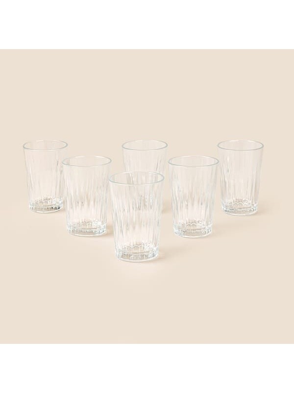 Paşabahçe Luzia 6'lı Meşrubat ve Su Bardağı - Şeffaf - 350 ml