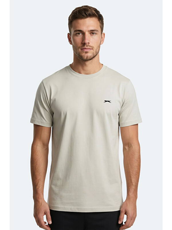SLAZENGER ROSALVA IN Erkek  Açık Gri Tişört