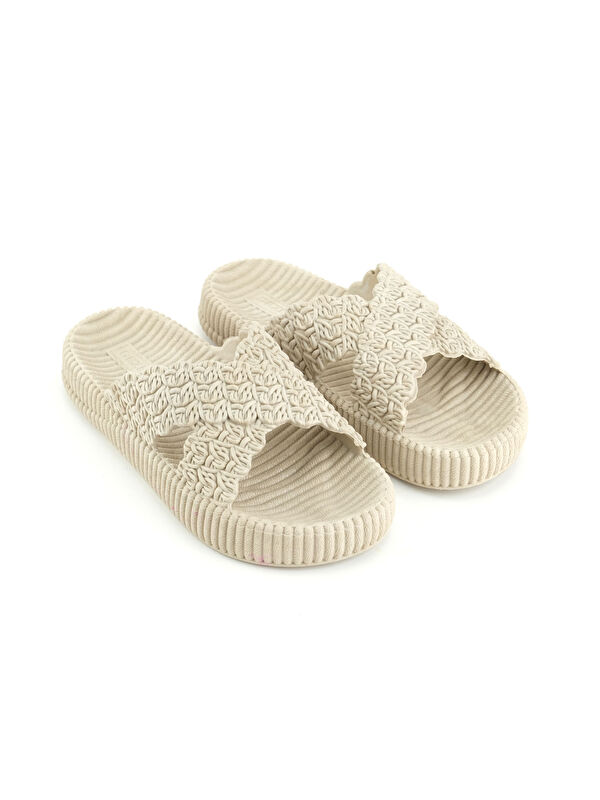 Kadın Yazlık Ev Banyo Islak Zemine Uygun Terlik - Görsel 4