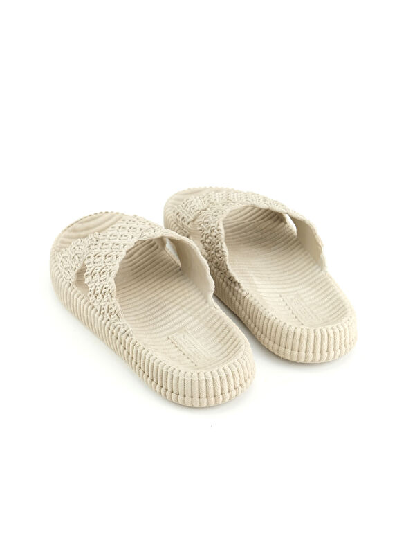 Kadın Yazlık Ev Banyo Islak Zemine Uygun Terlik - Görsel 5