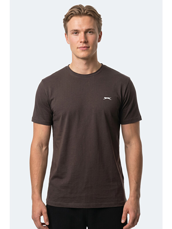 SLAZENGER ROSALVA IN Erkek  Koyu Kahve Tişört