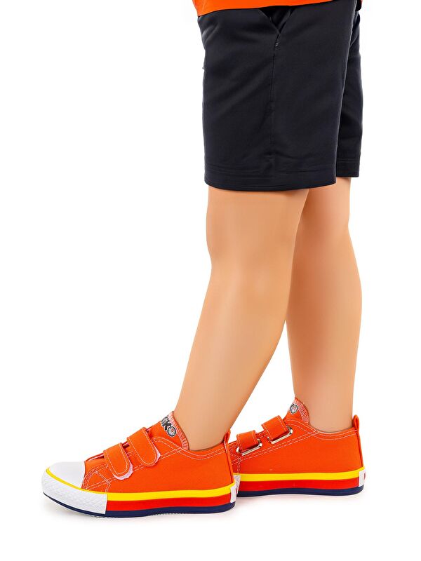 Linen Cırtlı Erkek Çocuk Keten Spor Ayakkabı - Görsel 3