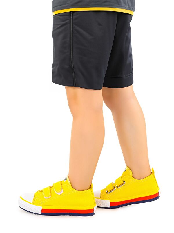 Linen Cırtlı Erkek Çocuk Keten Spor Ayakkabı - Görsel 3